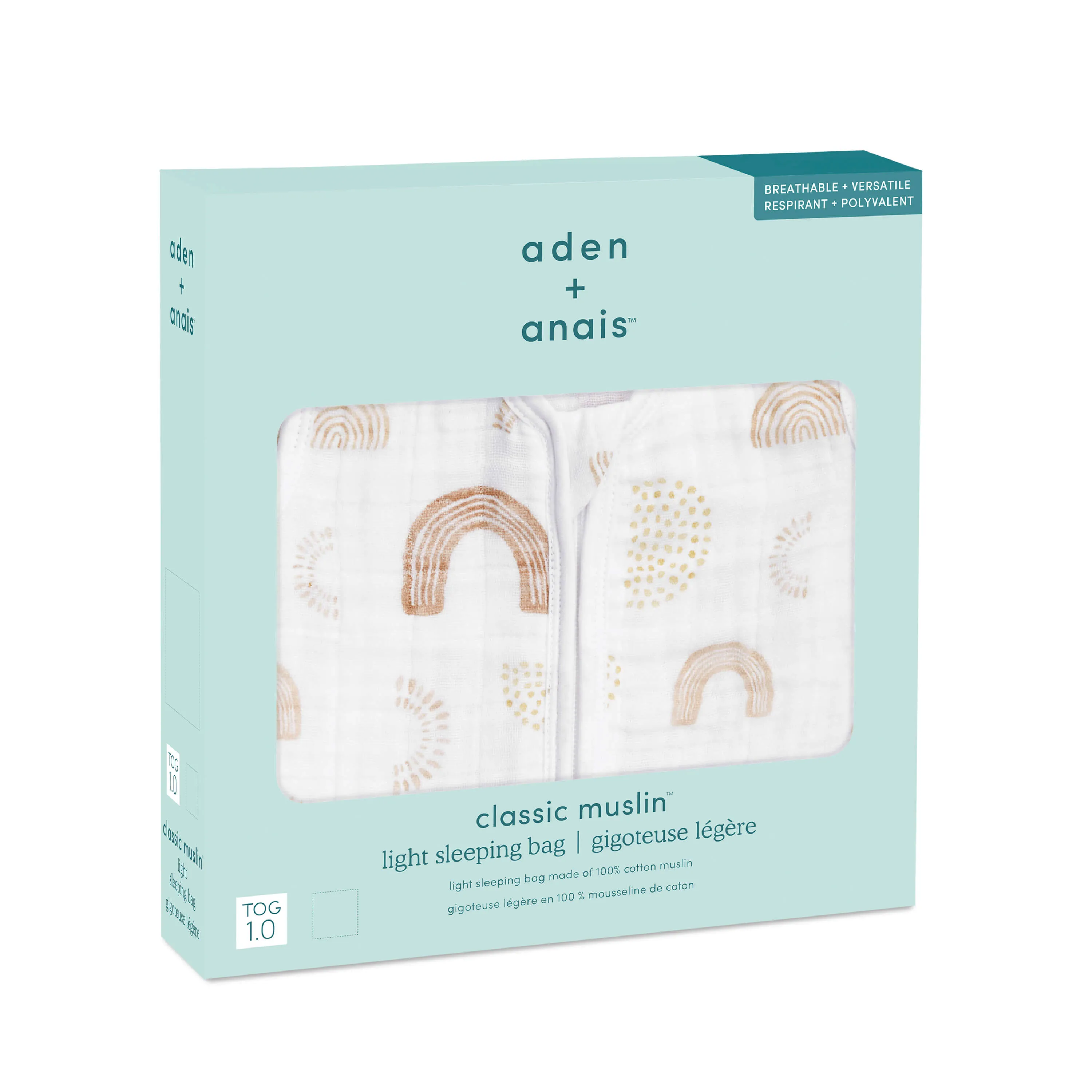 aden   anais Boutique Light Sleeping Bag - 1.0 Tog (Keep Rising)