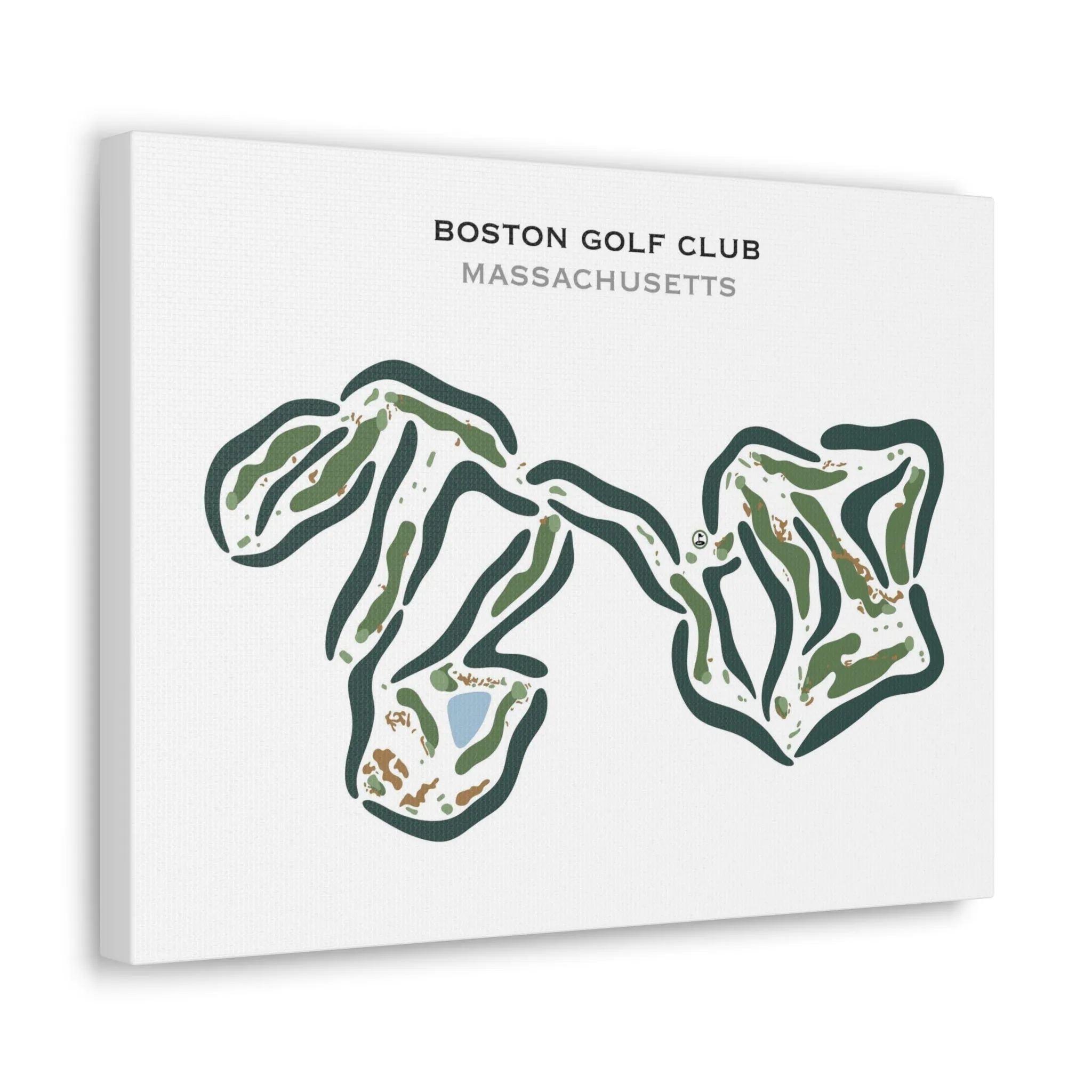 Boston Golf Club, Massachusetts - Printed Golf Courses