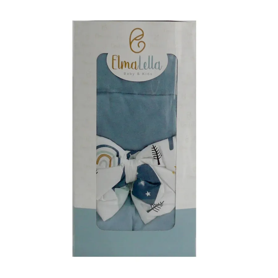 Elmalella Ola Newborn Cocoon/Hat (Yale)