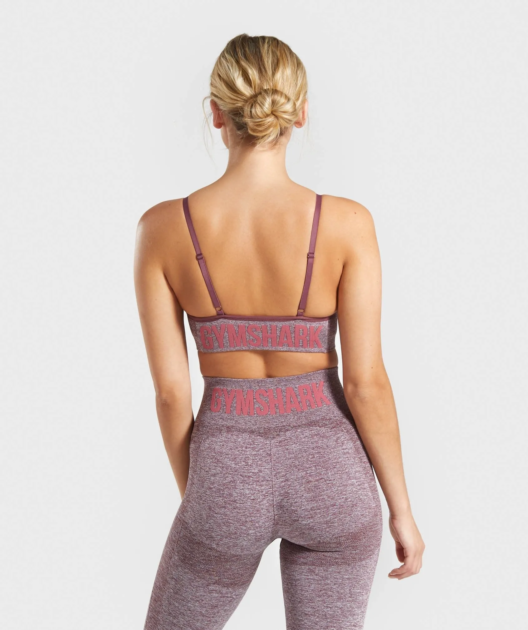 Gymshark Flex Strappy Sports Bra - Berry/Rose