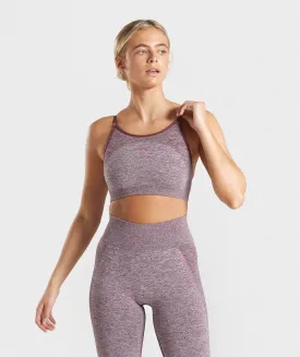 Gymshark Flex Strappy Sports Bra - Berry/Rose