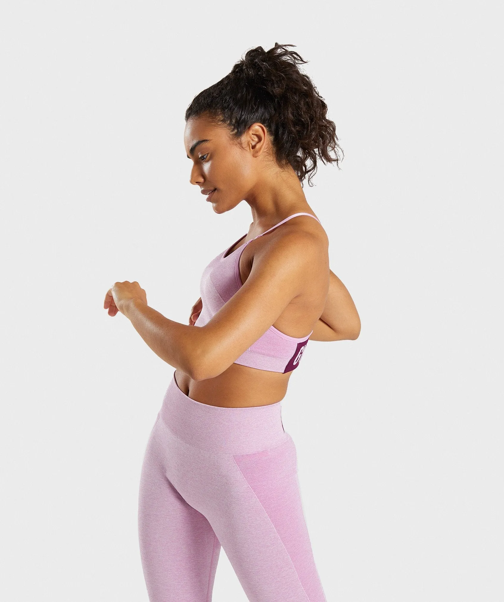 Gymshark Flex Strappy Sports Bra - Pink