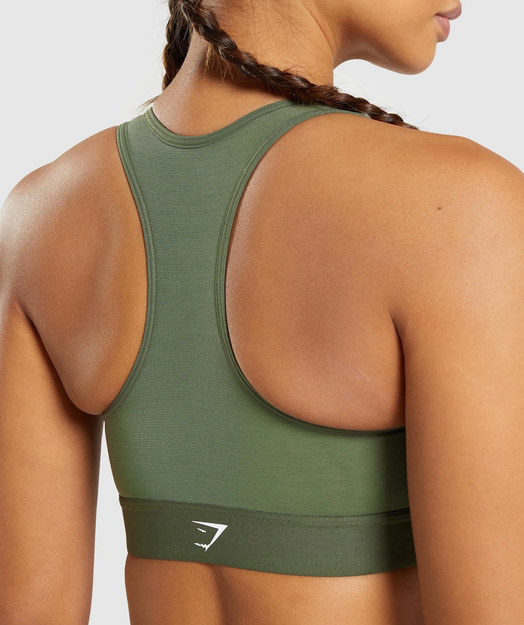 Gymshark Lightweight High Support Sports Bra - Core Olive