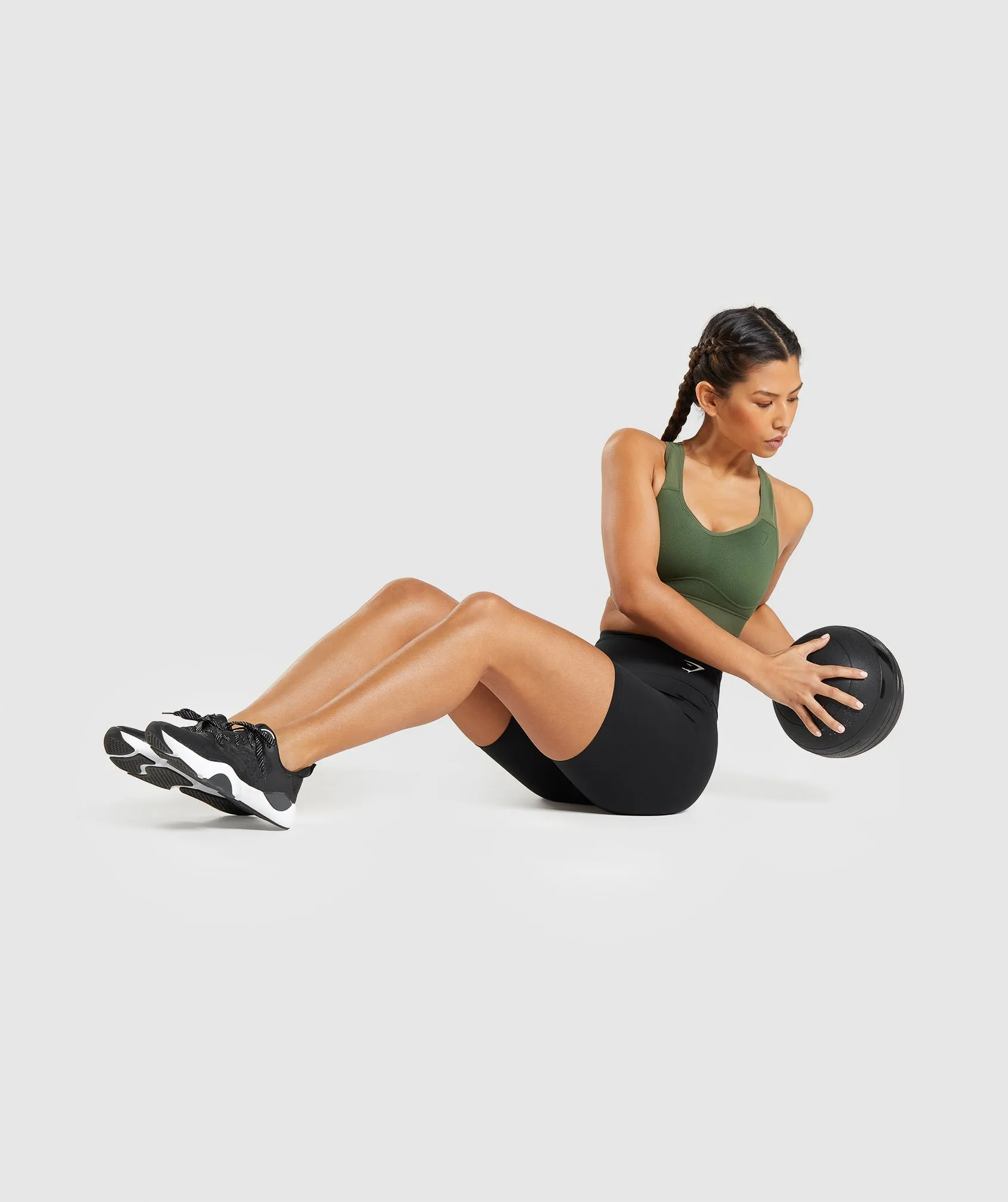 Gymshark Lightweight High Support Sports Bra - Core Olive