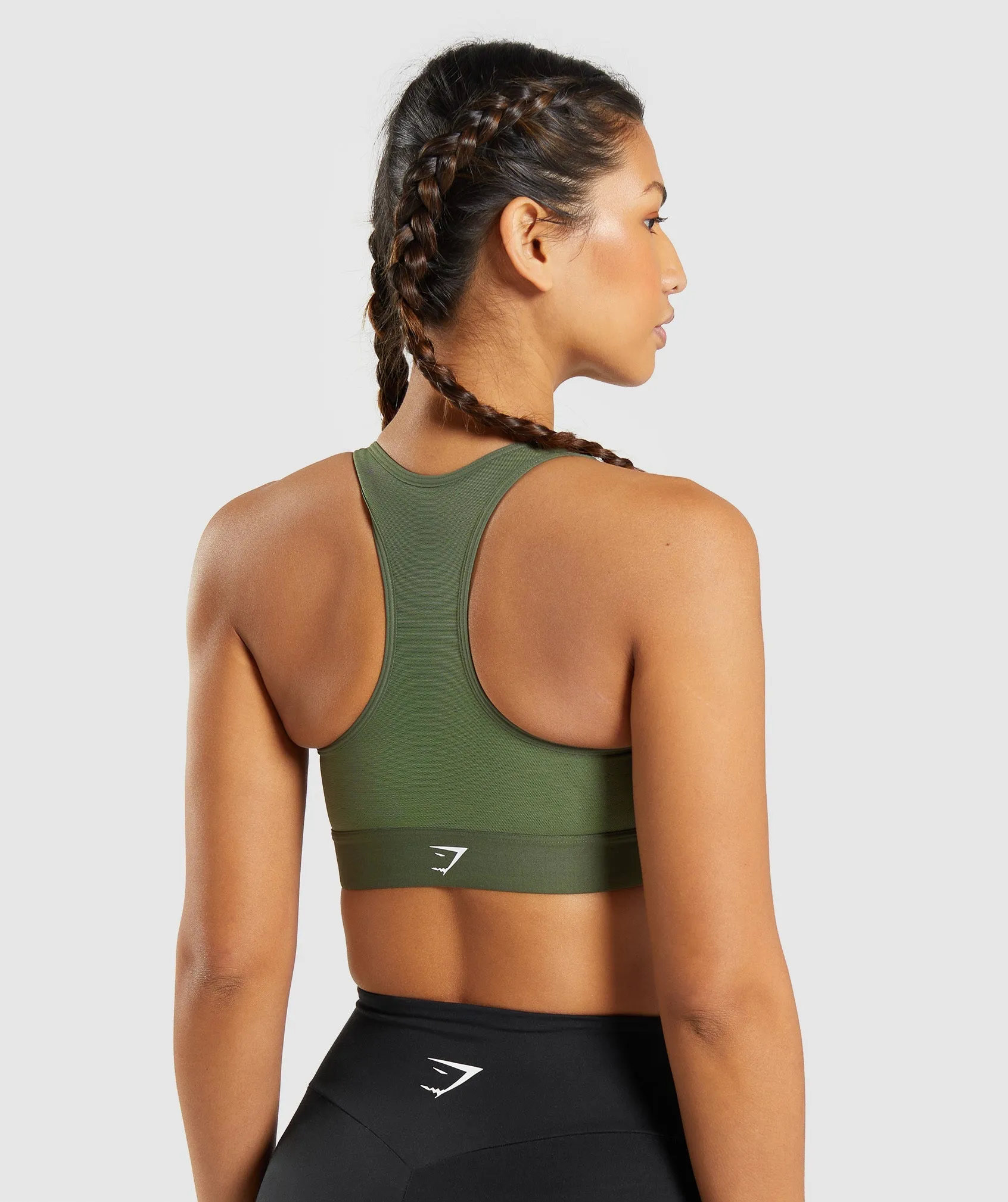 Gymshark Lightweight High Support Sports Bra - Core Olive