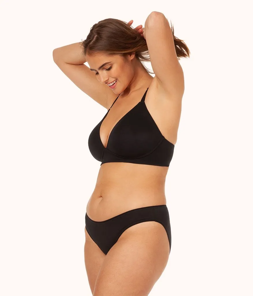 The All-Day Plunge No-Wire Bra Trio: Shell Pink/Toasted Almond/Jet Black
