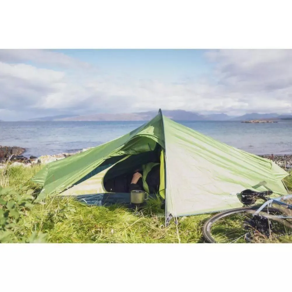 Vango Apex Compact 200 Tent - 2 Man Lightweight Tent (Pamir Green)