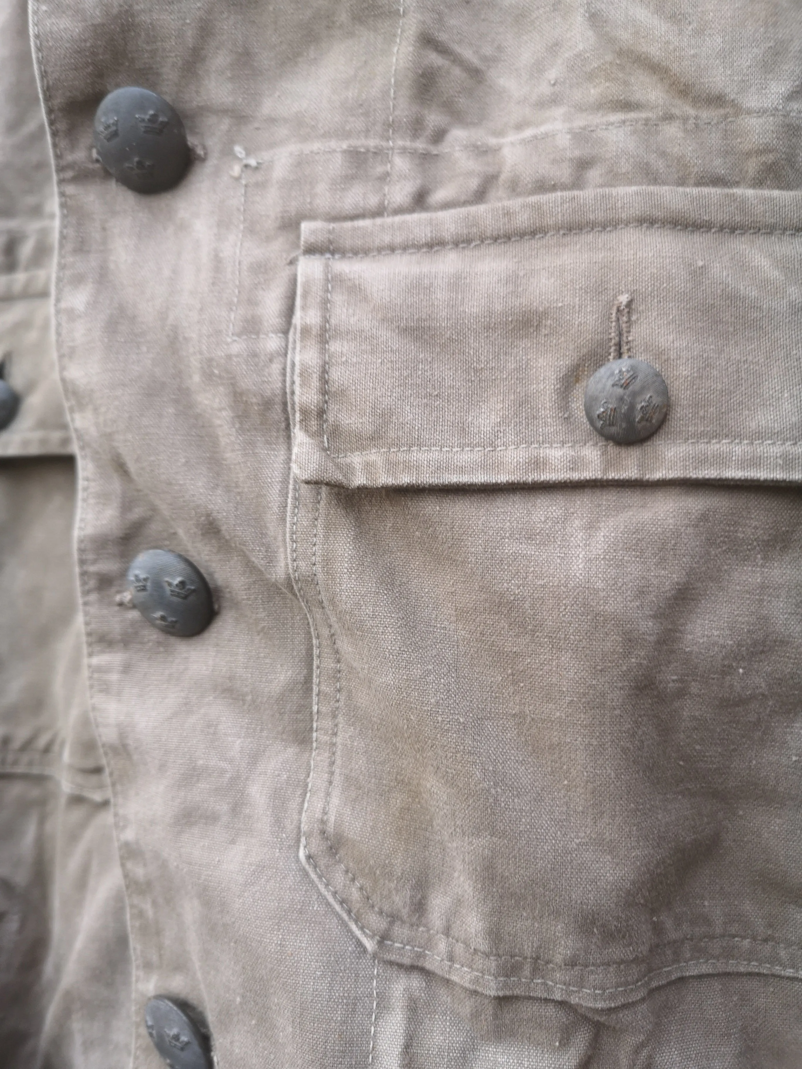 Vintage Swedish Army Home Guard Jacket